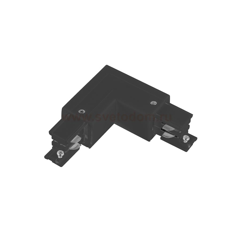 WSO-28B left black соединитель угловой Italline