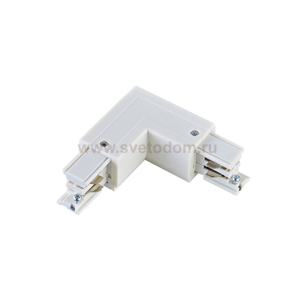 WSO-28B left white соединитель угловой Italline