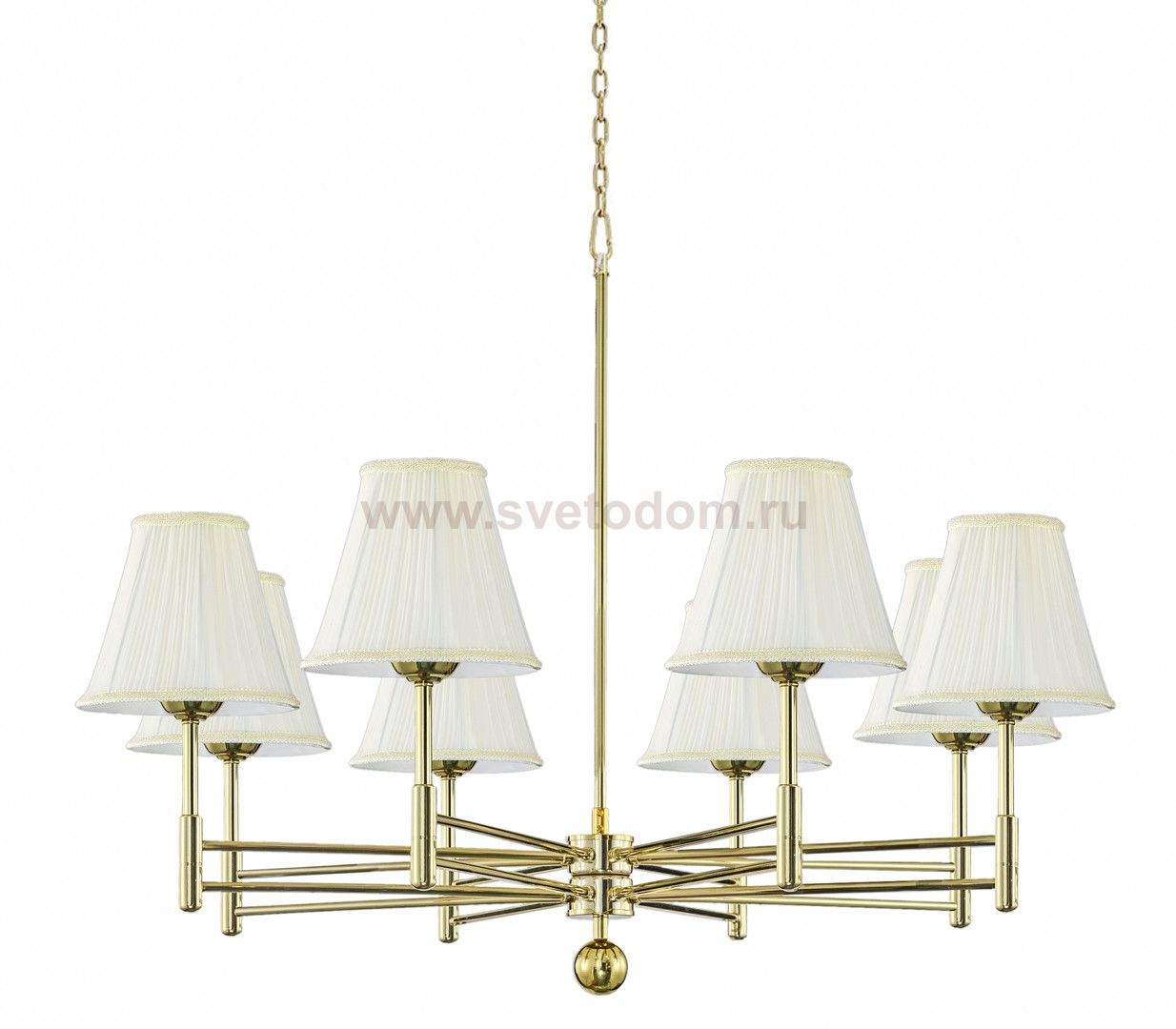 Люстра Aldente 8 MAK interior WTL1033-8GD Золотой