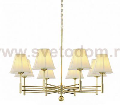 Люстра Aldente 8 MAK interior WTL1033-8GD Золотой