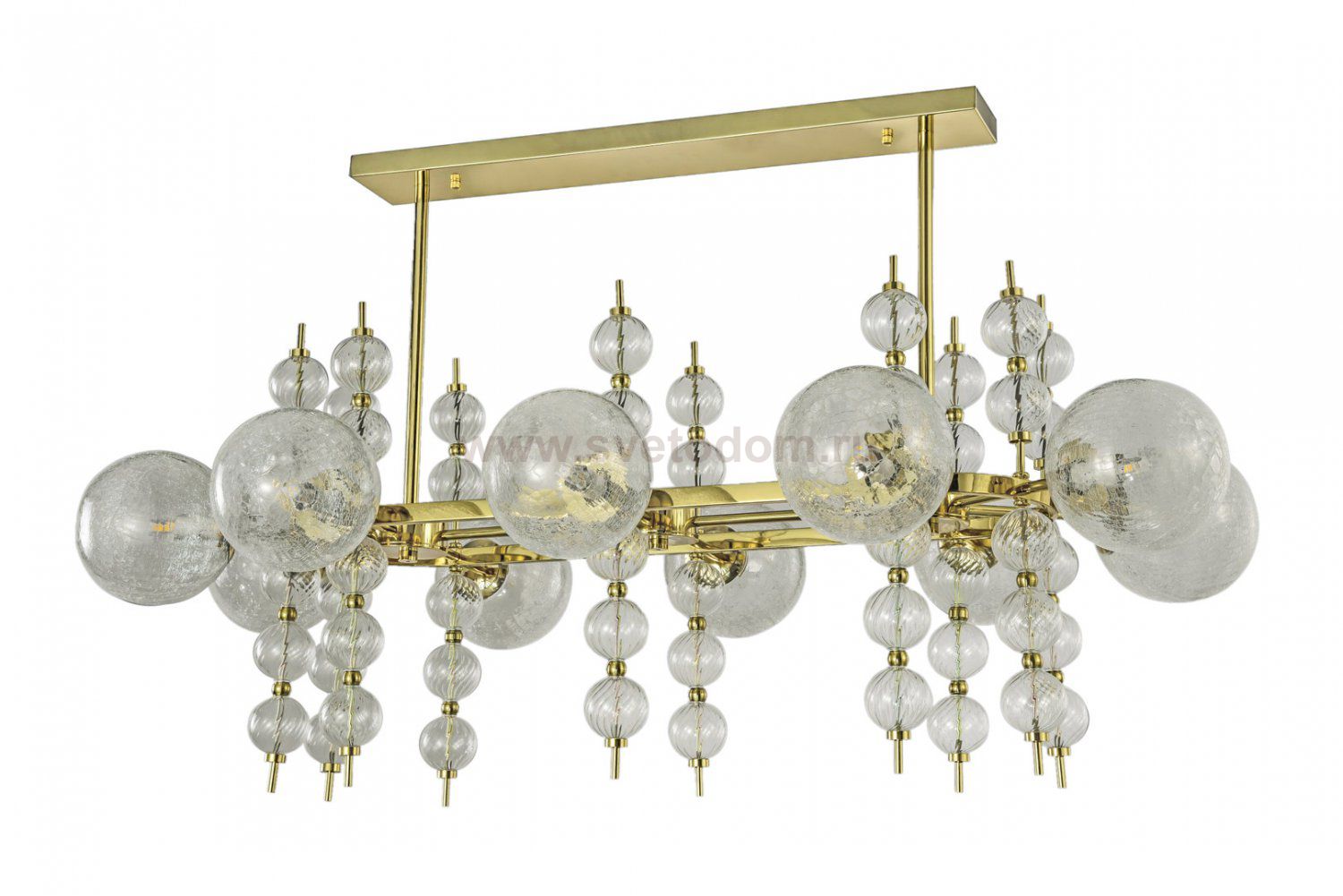 Люстра Marine Ten MAK interior WTL1035-10GD Золотой, стекло