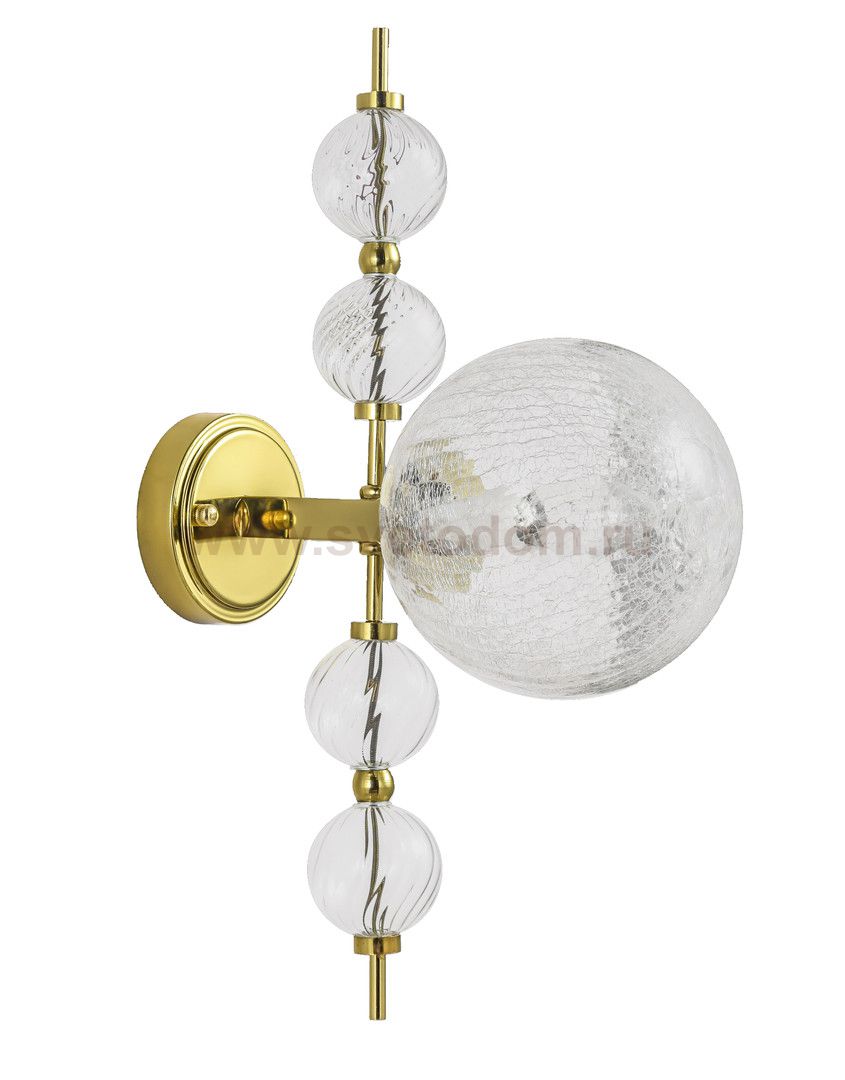 Бра Marine Single MAK interior WTL1035-W1GD Золотой, стекло