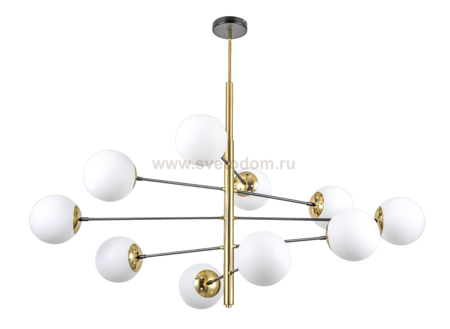 Люстра Direct 10 Gold MAK interior WTL1060-10GD Золотой, белый