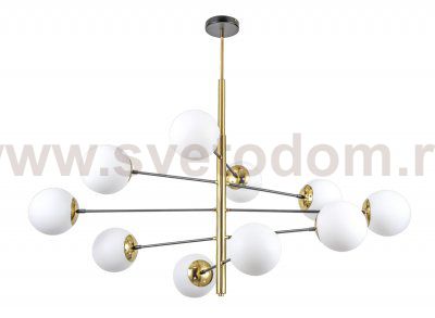 Люстра Direct 10 Gold MAK interior WTL1060-10GD Золотой, белый