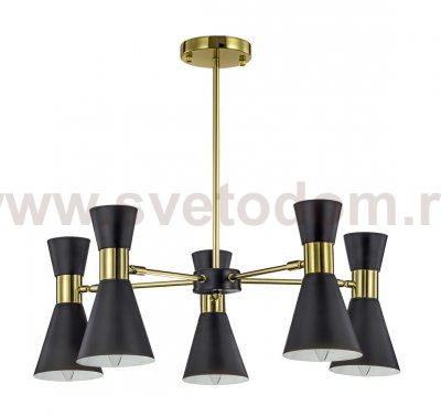 Люстра Elisium 5 Black MAK interior WTL1068-5GD-BK Черный