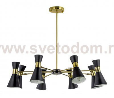 Люстра Elisium 8 Black MAK interior WTL1068-8GD-BK Черный