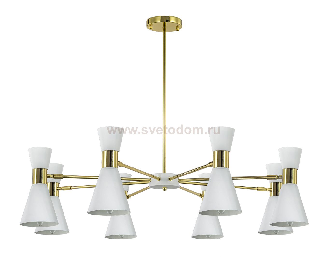 Люстра Elisium 8 White MAK interior WTL1068-8GD-WH Белый