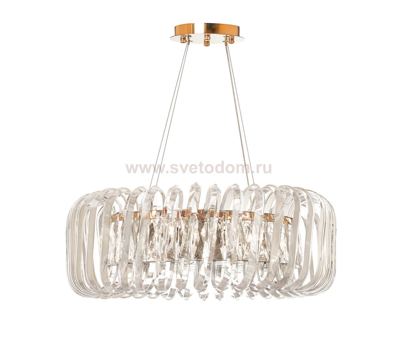 Люстра Glass Belt 600 MAK interior WTL1089-2 Золотой