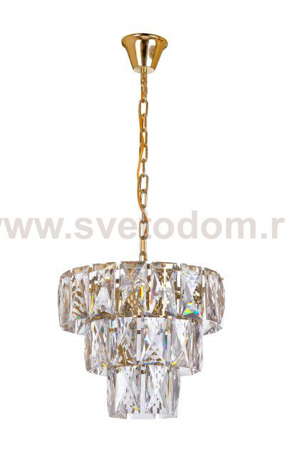 Люстра Odeon Plate 400 MAK interior WTL1094-1 Золотой, стекло