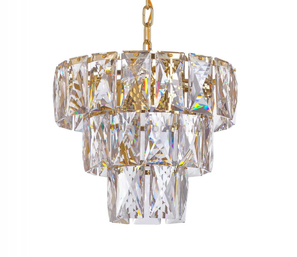 Люстра Odeon Plate 400 MAK interior WTL1094-1 Золотой, стекло