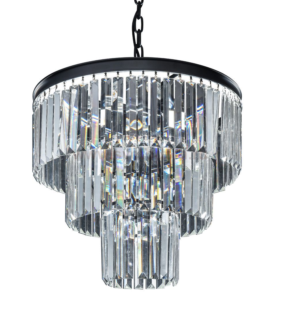 Люстра Odeon 3 Rings MAK interior WTL1943-6BK-CL Черный, стекло