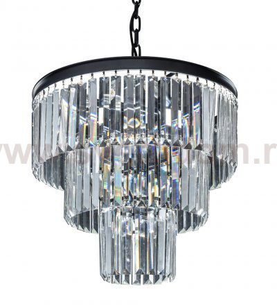 Люстра Odeon 3 Rings MAK interior WTL1943-6BK-CL Черный, стекло