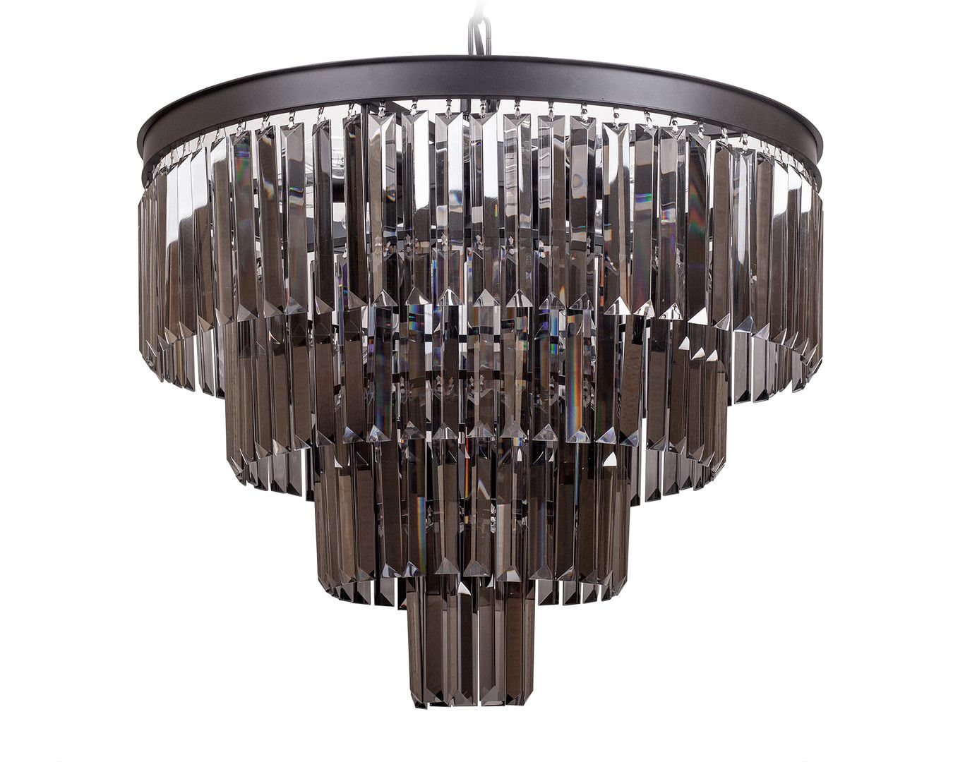 Люстра Odeon 4 Rings Smoke MAK interior WTL1943-9BK-GR Черный, стекло