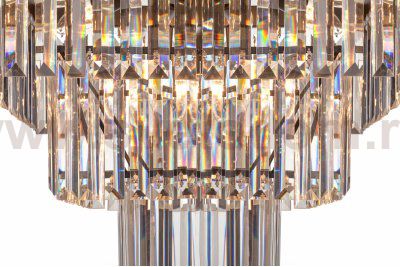 Люстра Odeon Square 50 MAK interior WTL2103-500BK-CL Черный, стекло