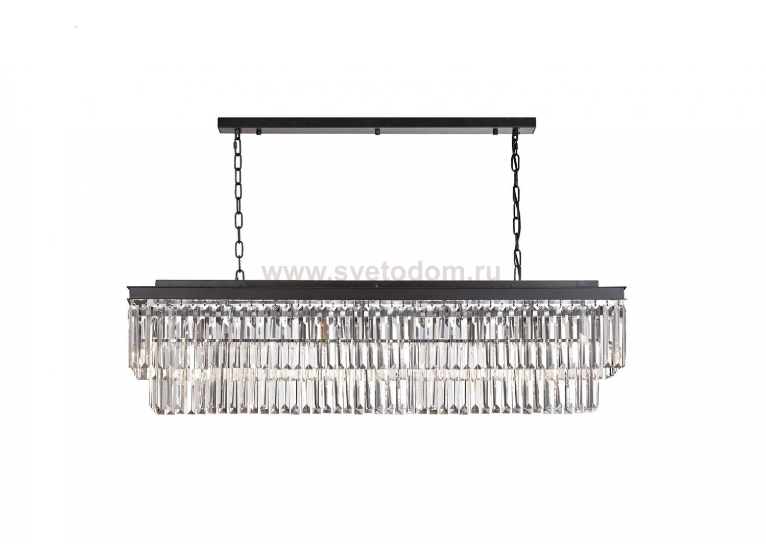 Люстра Odeon L110 MAK interior WTL2107-1100BK-CL Черный, стекло