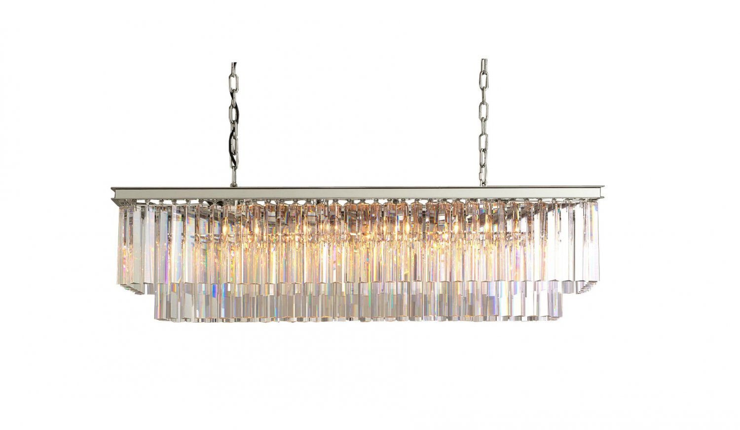 Люстра Odeon L80 Silver MAK interior WTL2107-800SL-CL Серый, стекло