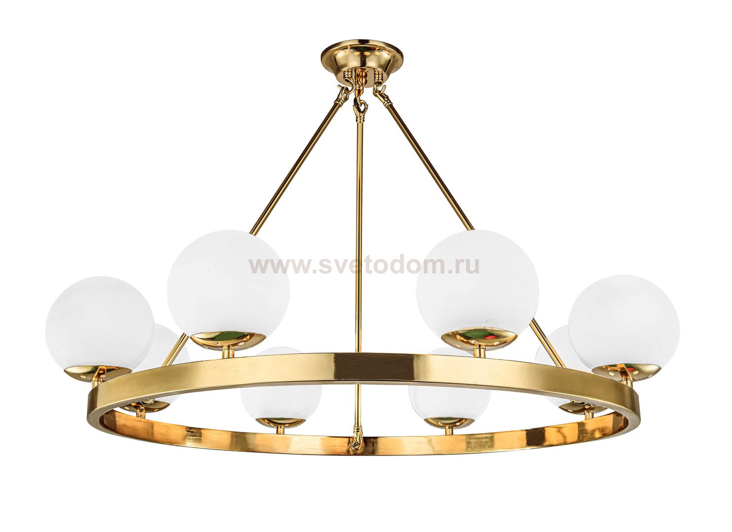 Люстра Becky Radiant 8 MAK interior WTL2111-26 Латунь, стекло