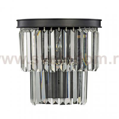 Бра Odeon Wall MAK interior WTL2111-W2 BK-CL Черый, стекло