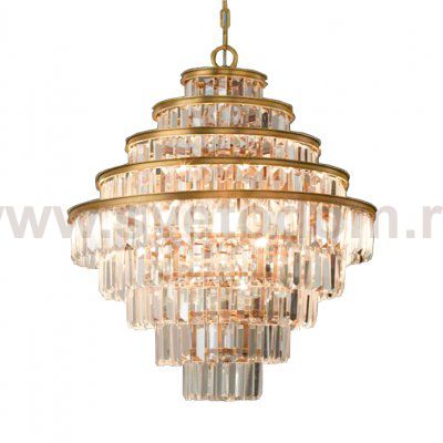 Люстра Alaine 80 MAK interior WTL2112-800BR-CL Латунь, стекло