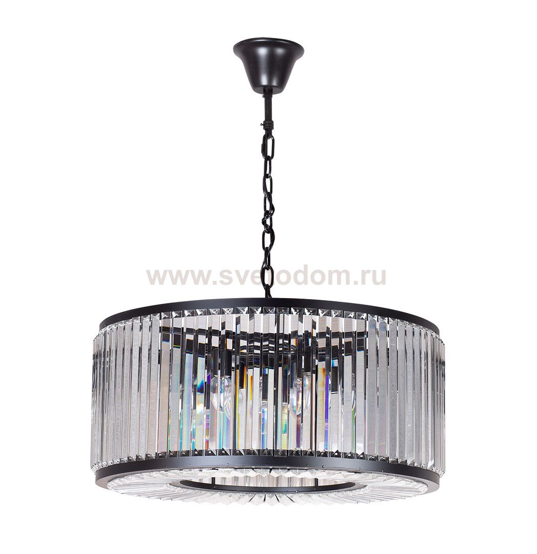 Люстра Welles Round D50 MAK interior WTL2113-500BK-CL Черный, стекло