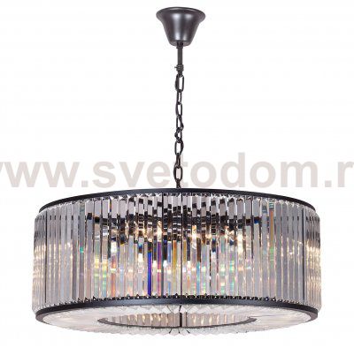 Люстра Welles Round D80 MAK interior WTL2113-800BK-CL Черный, стекло