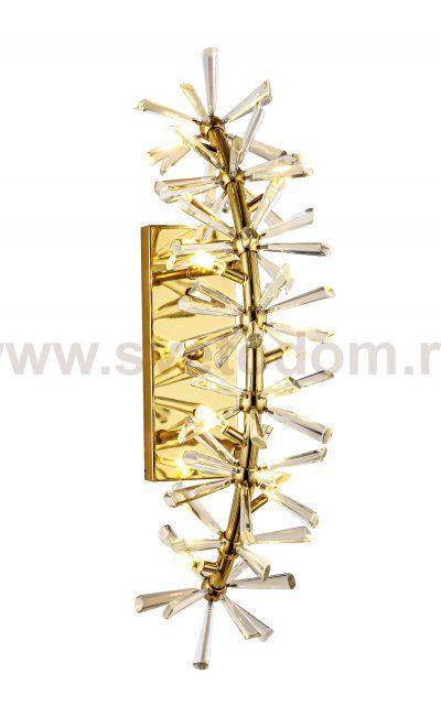 Бра Star Light MAK interior WTL2119-6 Латунь, стекло