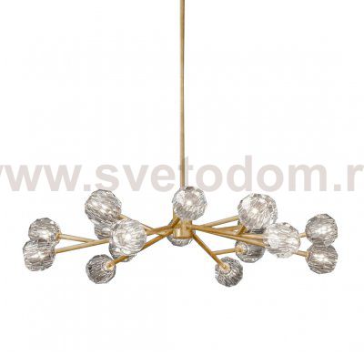 Люстра Boule-De-Cristal D100 MAK interior WTL2120-1000BR-CL Латунь, стекло