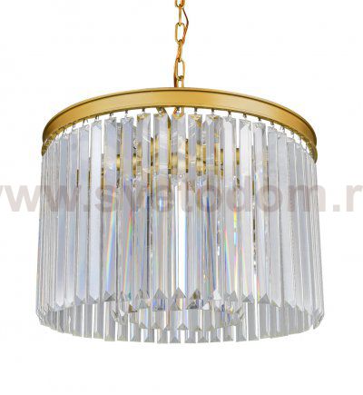 Люстра Prism Bronze 50 MAK interior WTL2133-500BR-CL Латунь, стекло