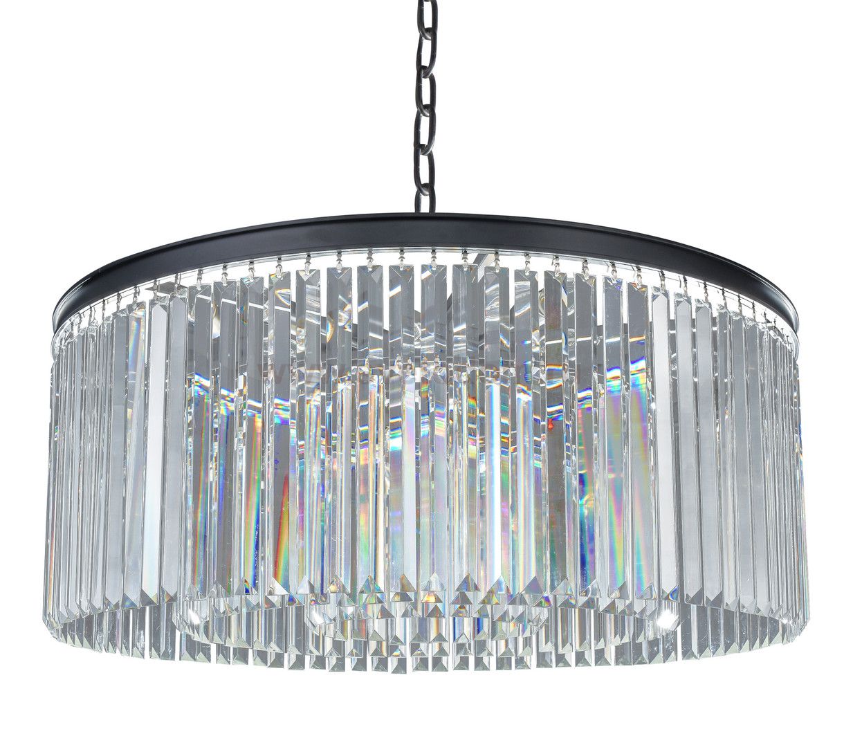 Люстра Prism Black 80 MAK interior WTL2133-800BK-CL Черный, стекло