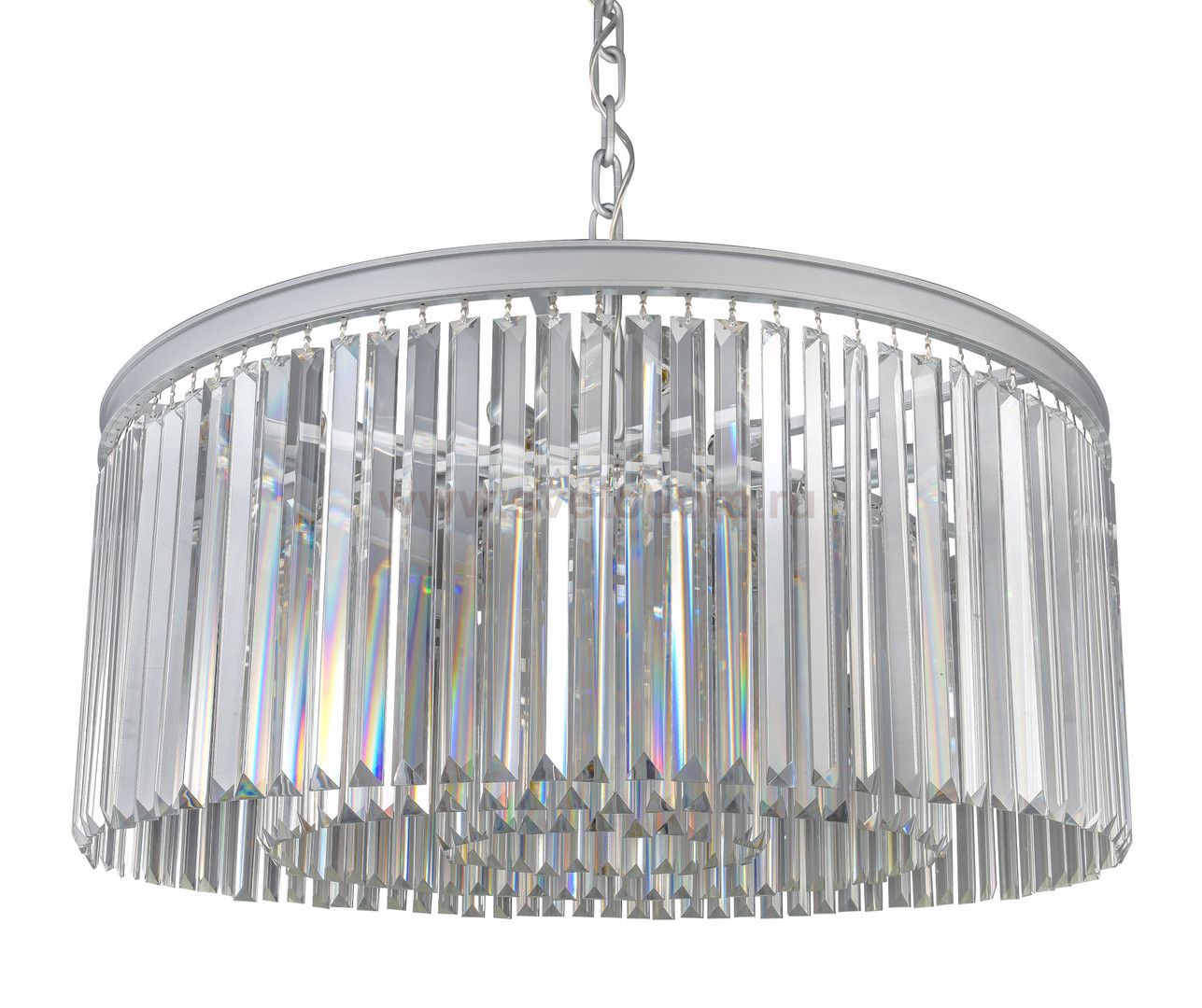 Люстра Prism Silver 80 MAK interior WTL2133-800SL-CL Серый, стекло