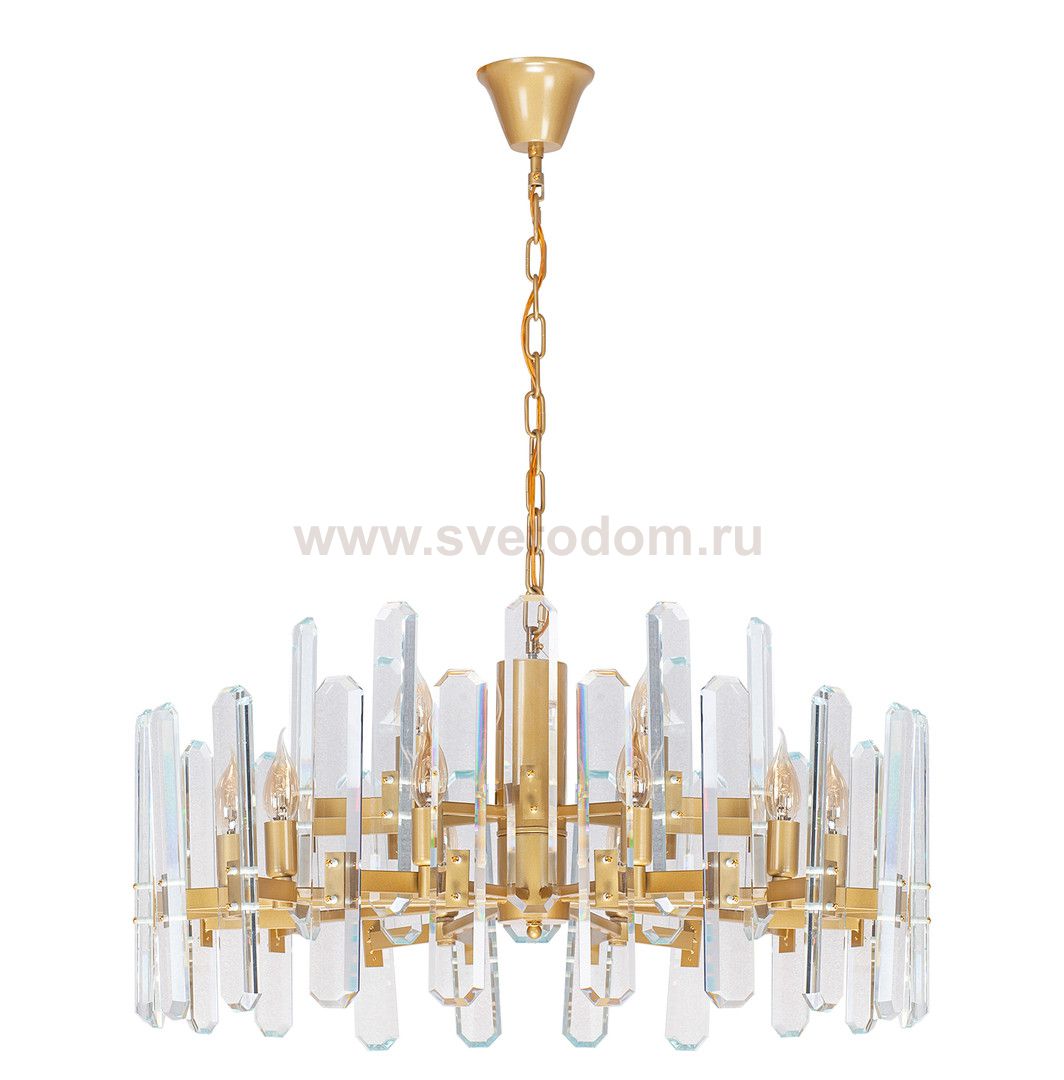 Люстра Bonington 80 MAK interior WTL2139-800BR-CL Латунь, стекло