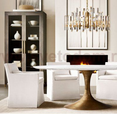 Люстра Bonington 80 MAK interior WTL2139-800BR-CL Латунь, стекло