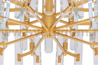 Люстра Bonington 80 MAK interior WTL2139-800BR-CL Латунь, стекло