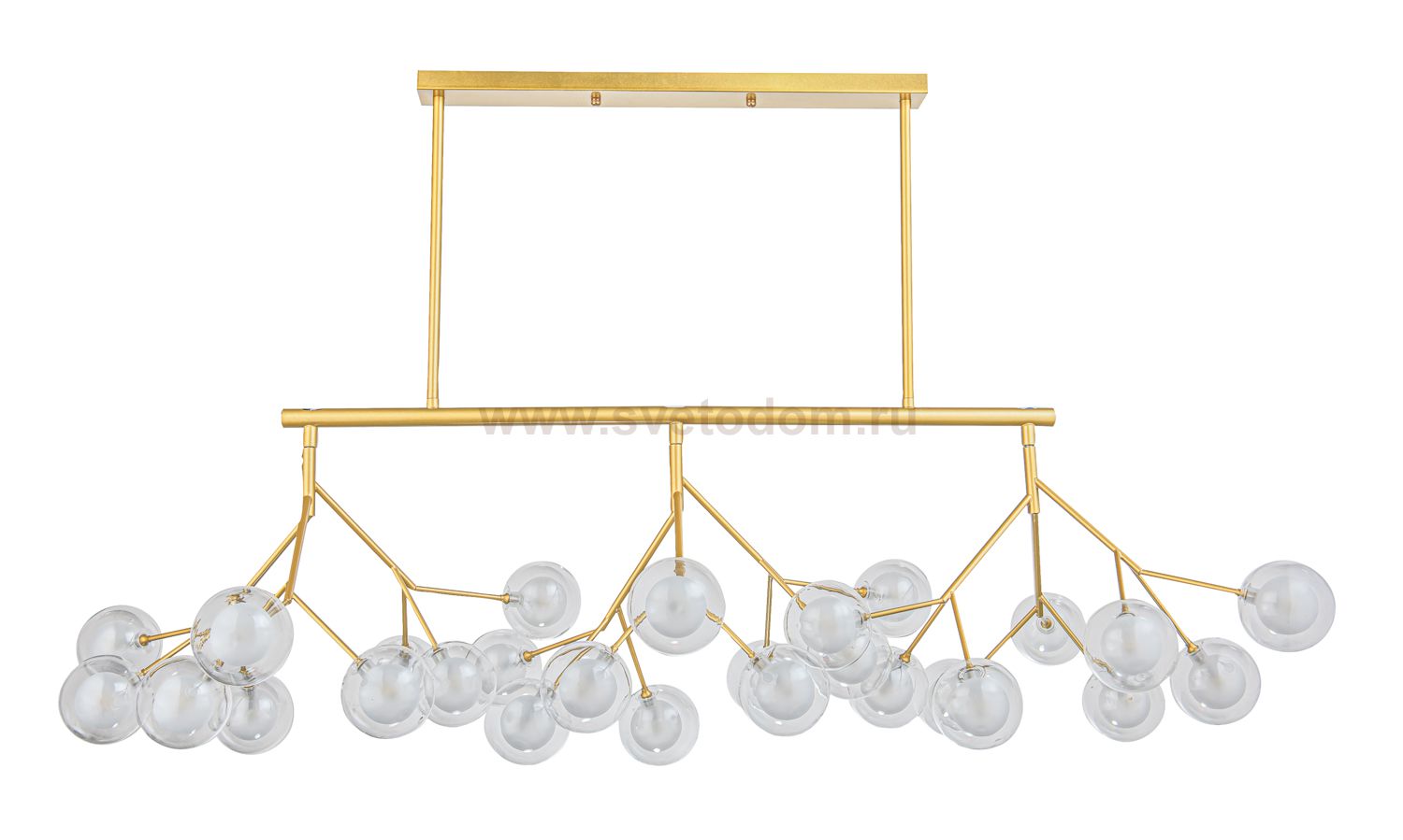 Люстра Betta MAK interior WTL2144-16 Латунь, стекло