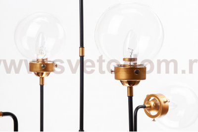 Люстра Bistro 8 MAK interior WTL2154-8BK-CL Черный, бронза