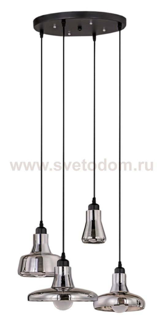 Люстра Boretto Smoke Glass Round MAK interior WTL9130-6 Серый