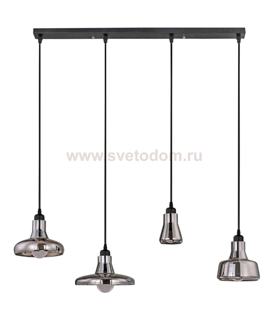 Люстра Boretto Smoke Glass Rectangle MAK interior WTL9130-8 Серый