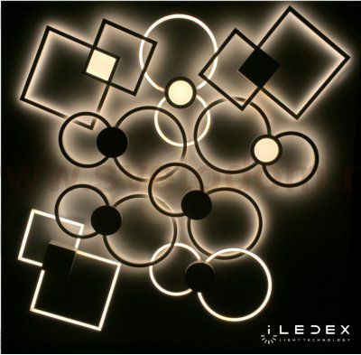 Настенно-потолочный светильник iLedex Galaxy X046124 24W 3000K Черный