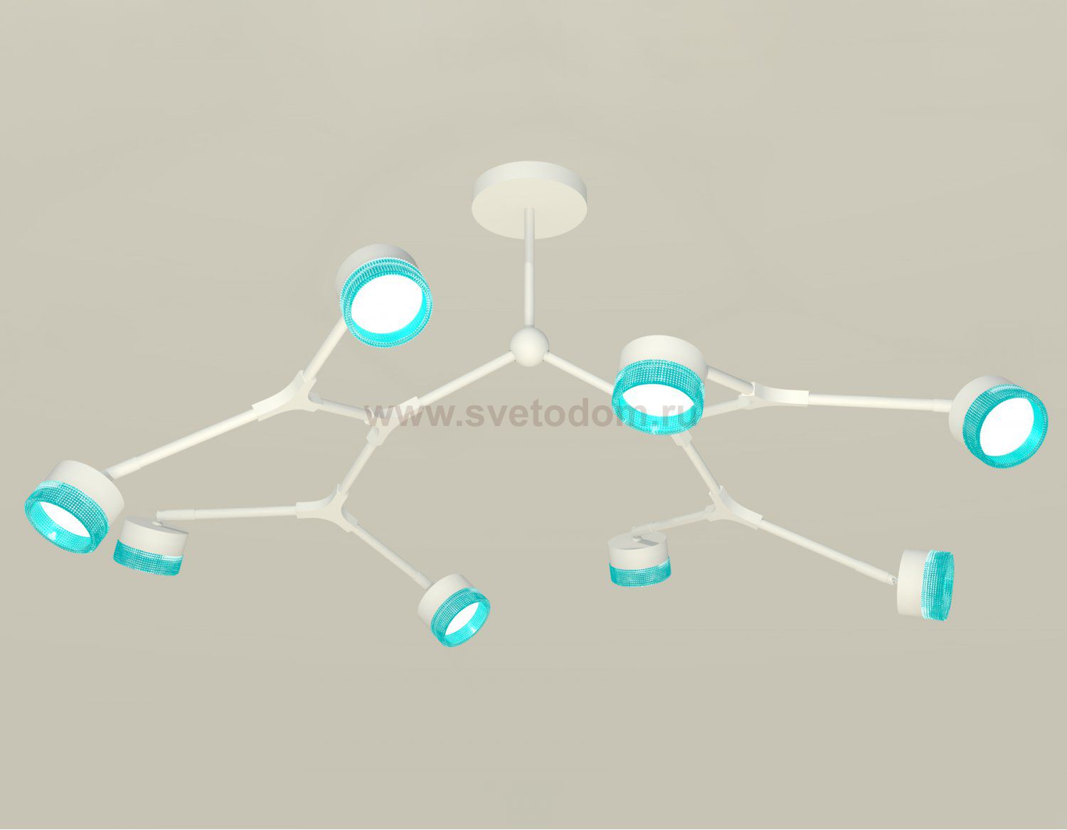 Комплект подвесного поворотного светильника с композитным хрусталем Ambrella XB9059202 XB