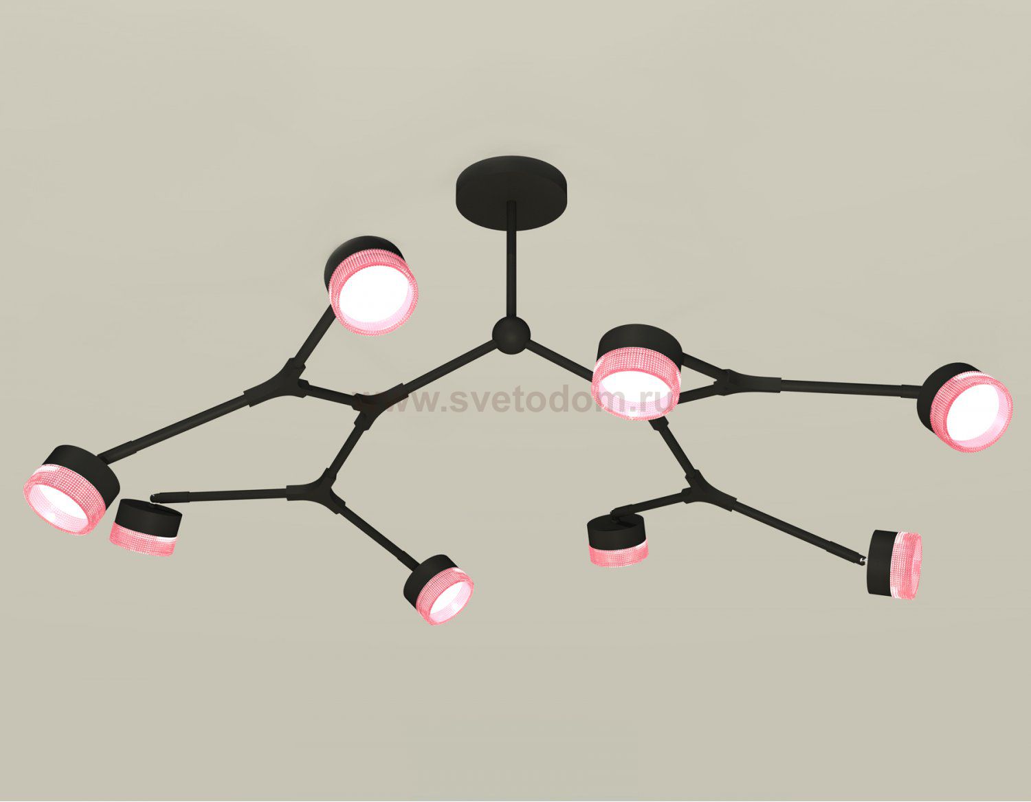 Комплект подвесного поворотного светильника с композитным хрусталем Ambrella XB9060200 XB