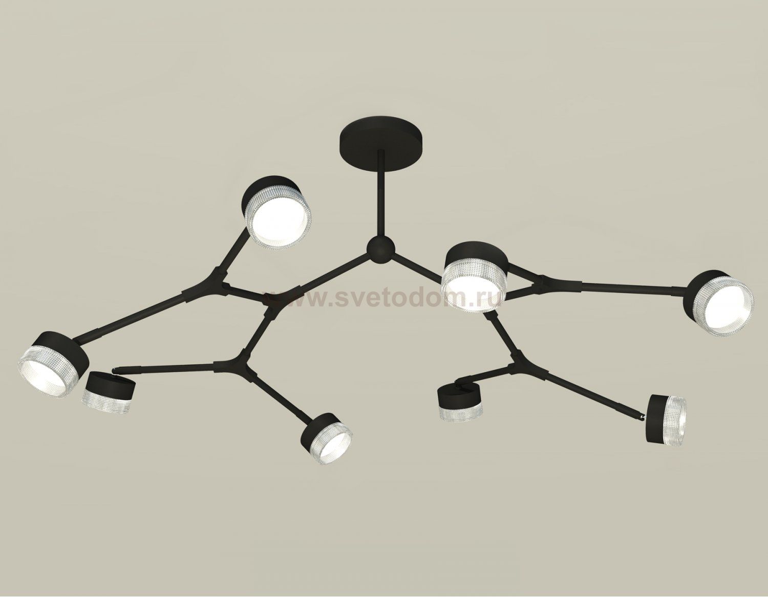 Комплект подвесного поворотного светильника с композитным хрусталем Ambrella XB9060201 XB