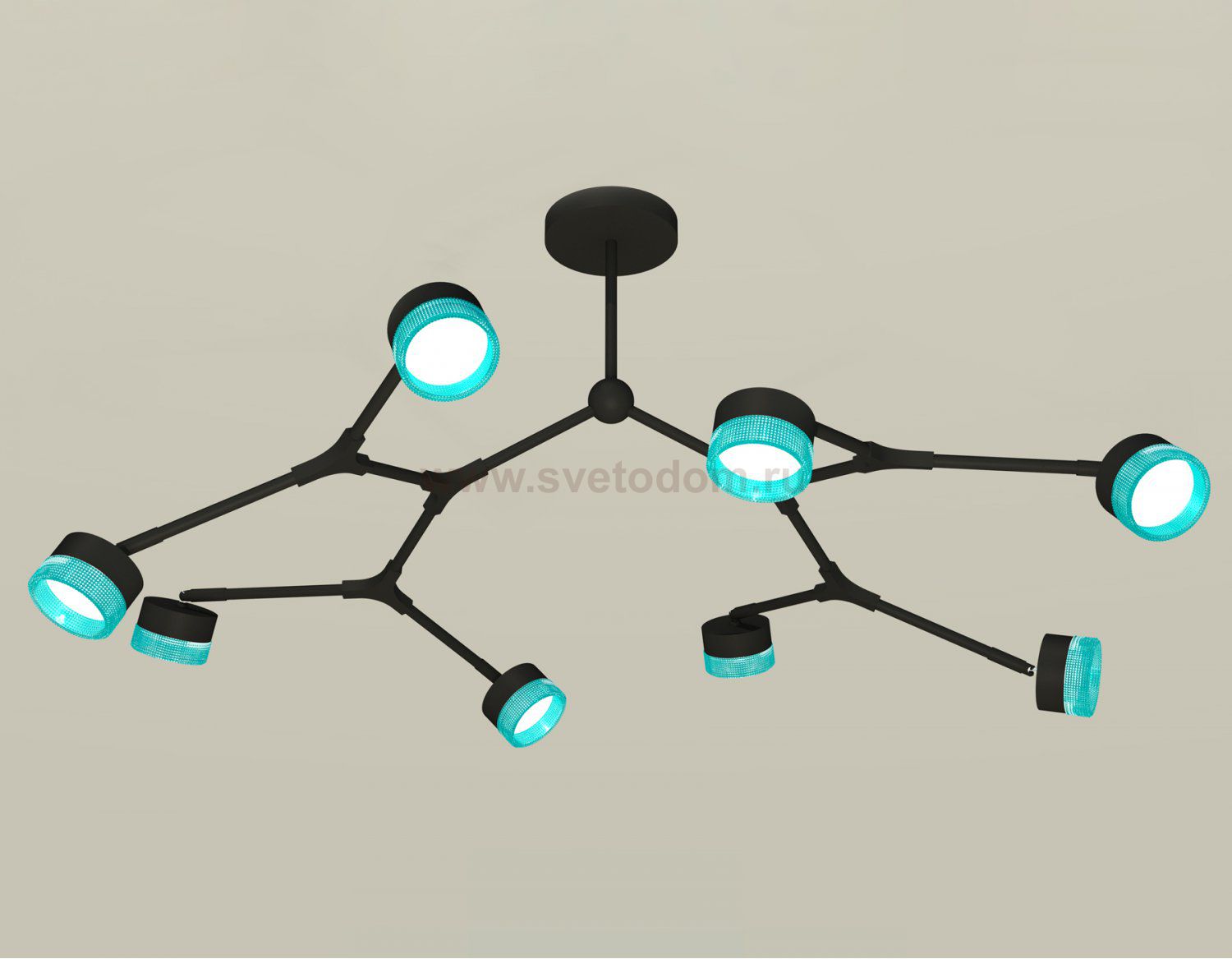 Комплект подвесного поворотного светильника с композитным хрусталем Ambrella XB9060202 XB