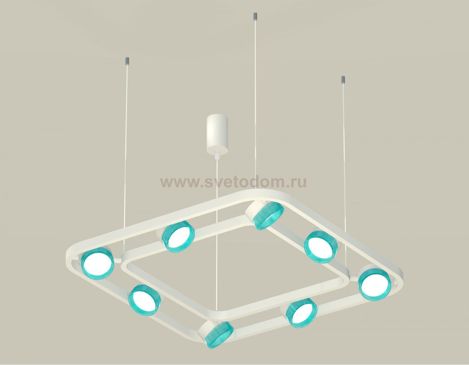 Комплект подвесного поворотного светильника с композитным хрусталем Ambrella XB9177201 XB