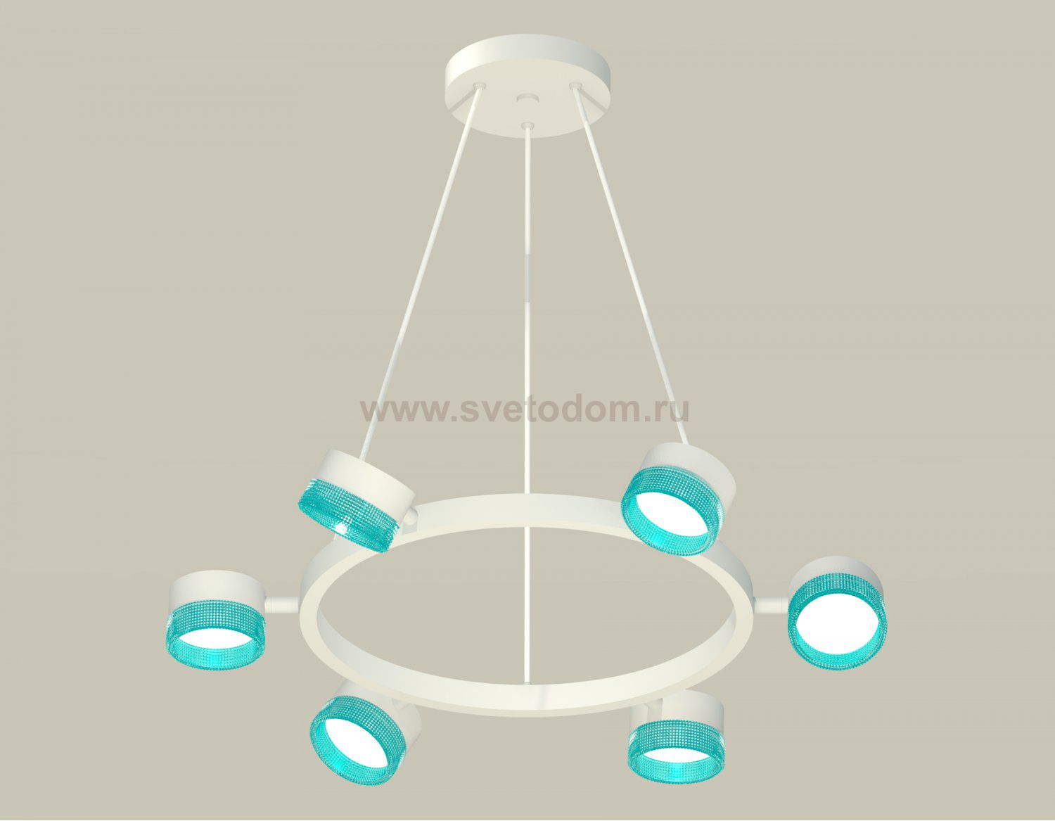 Комплект подвесного поворотного светильника с композитным хрусталем Ambrella XB9191251 XB