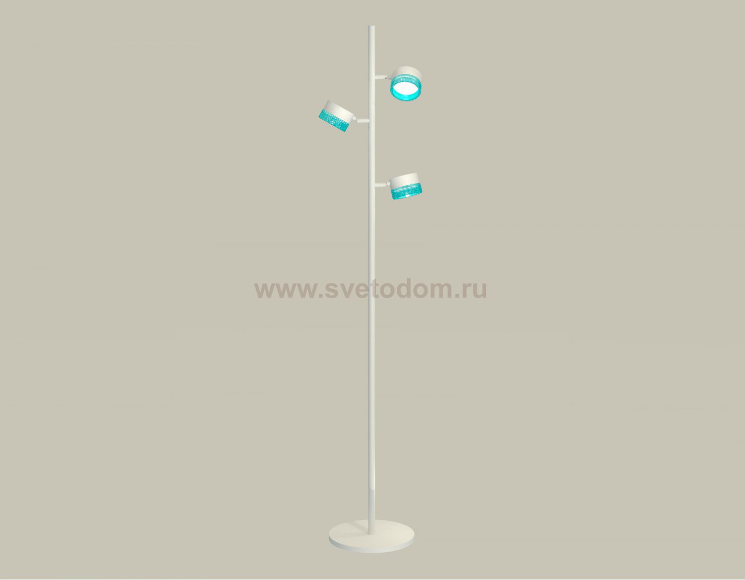 Комплект напольного поворотного светильника с композитным хрусталем Ambrella XB9812251 XB