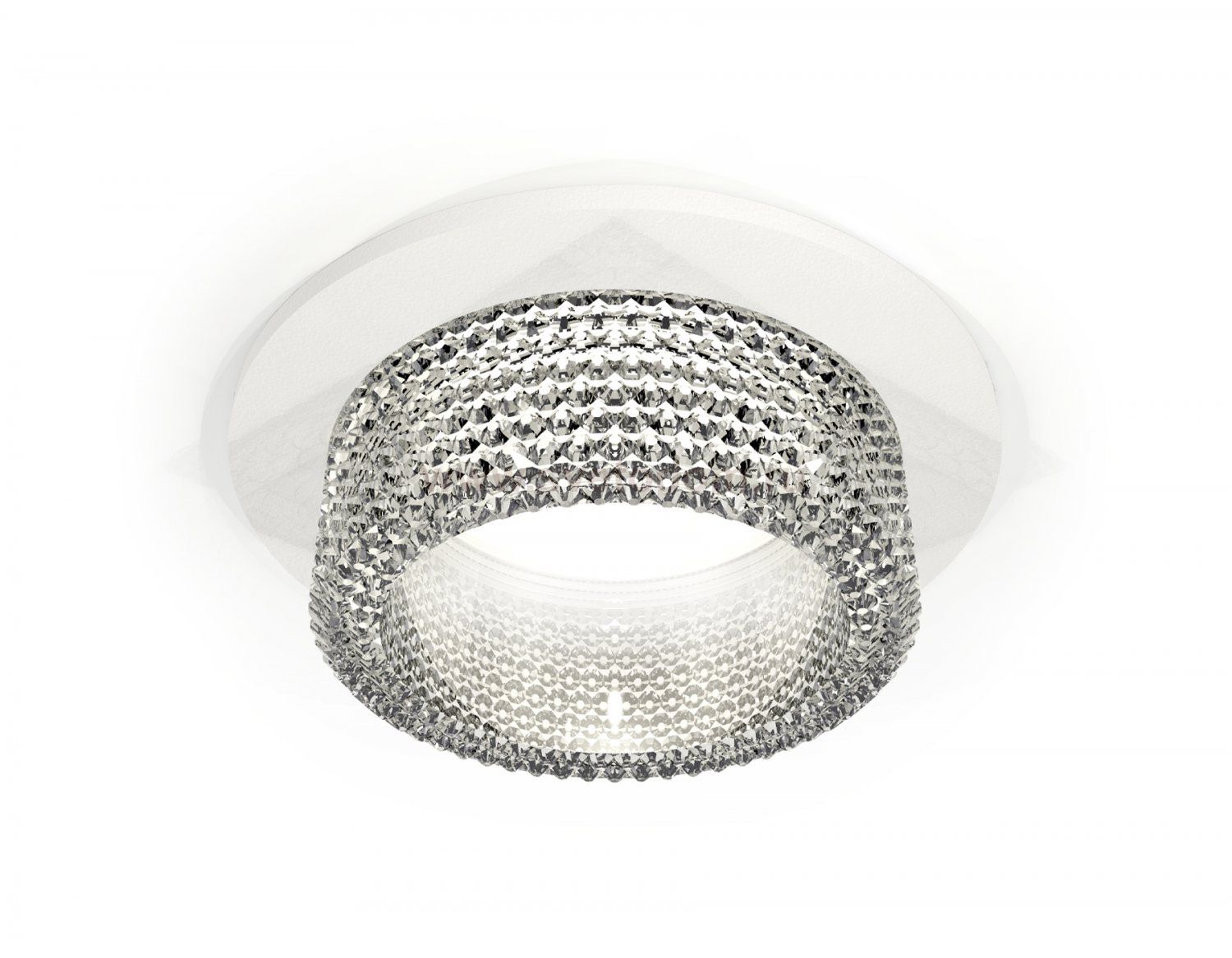 Комплект встраиваемого светильника с композитным хрусталем Ambrella XC6512040 XC