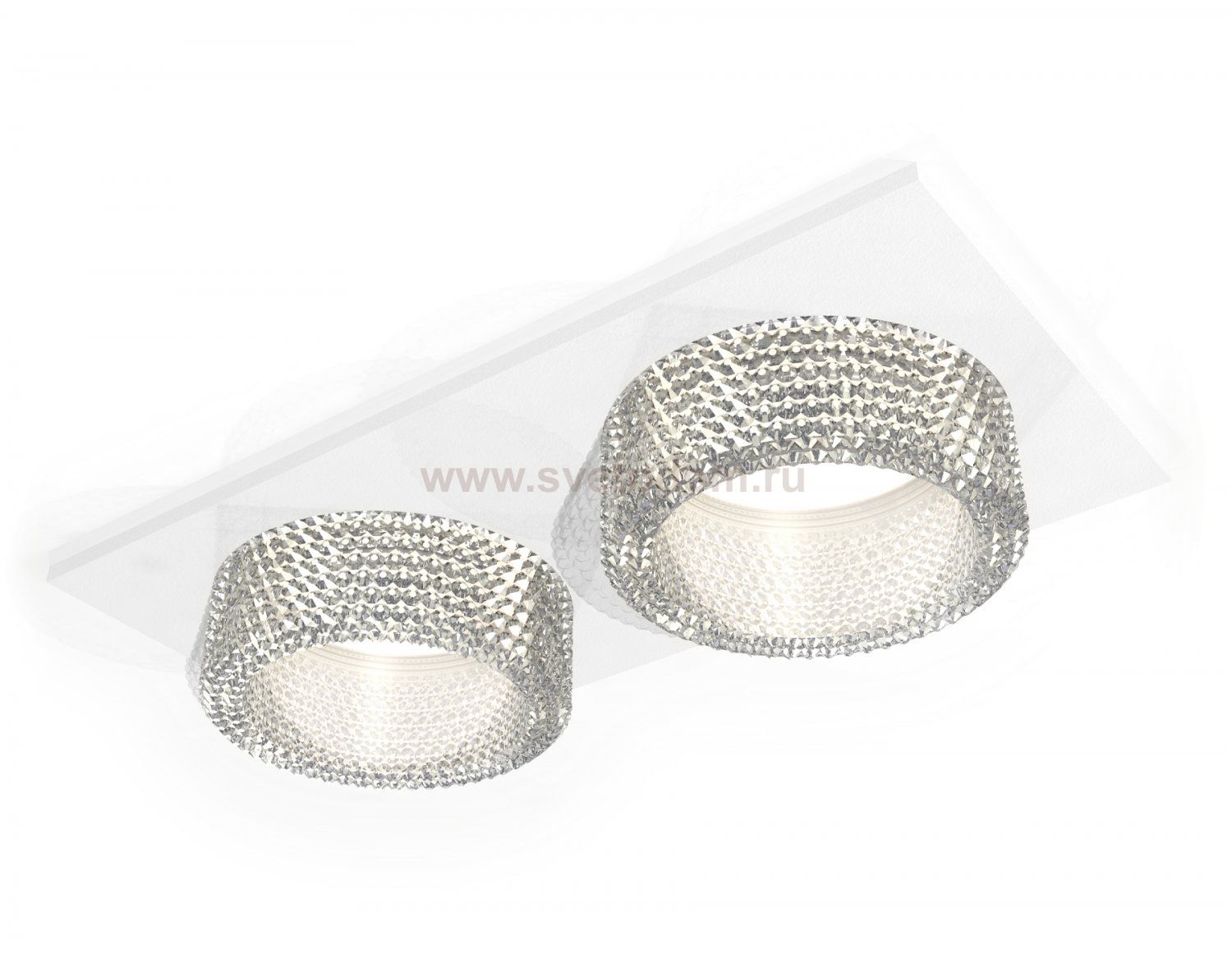 Комплект встраиваемого светильника с композитным хрусталем Ambrella XC6525040 XC