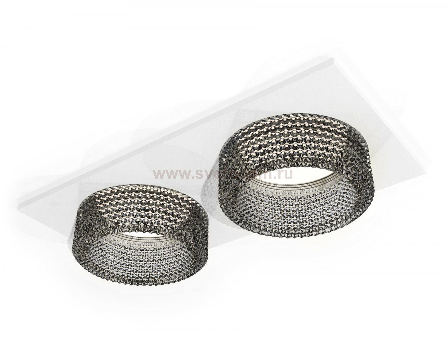 Комплект встраиваемого светильника с композитным хрусталем Ambrella XC6525041 XC