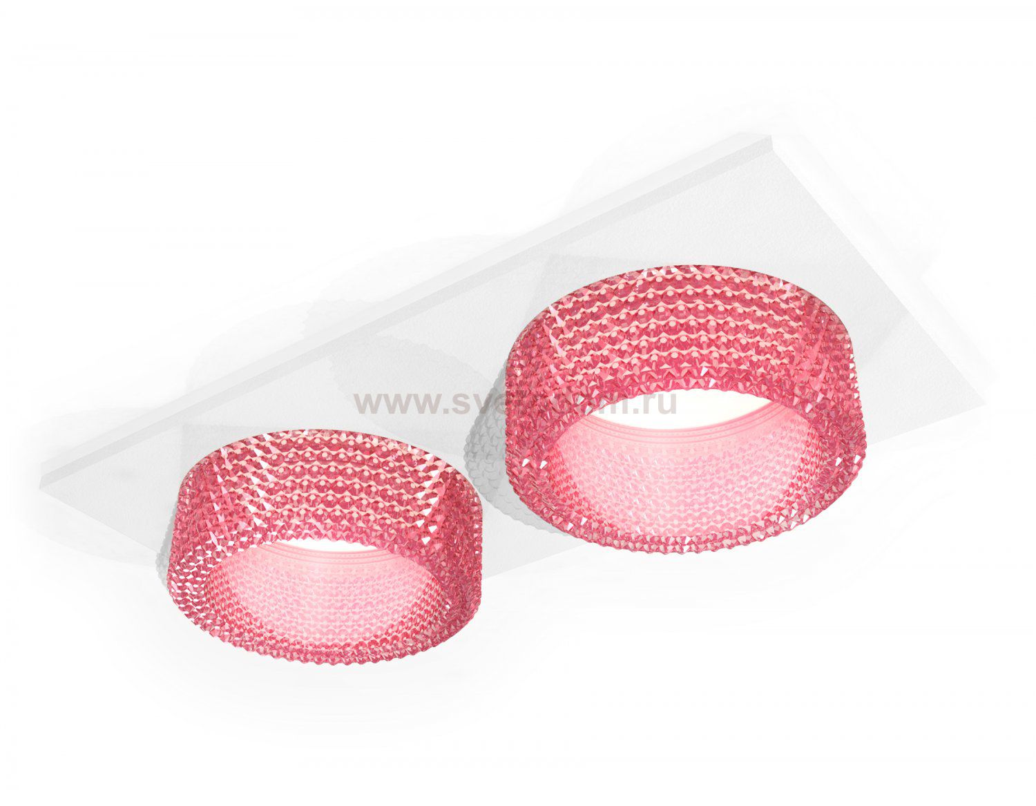 Комплект встраиваемого светильника с композитным хрусталем Ambrella XC6525042 XC