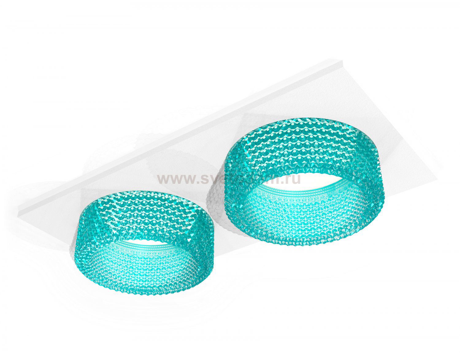 Комплект встраиваемого светильника с композитным хрусталем Ambrella XC6525043 XC